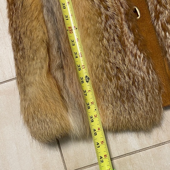Vintage natural red fox coat - Picture 12 of 14